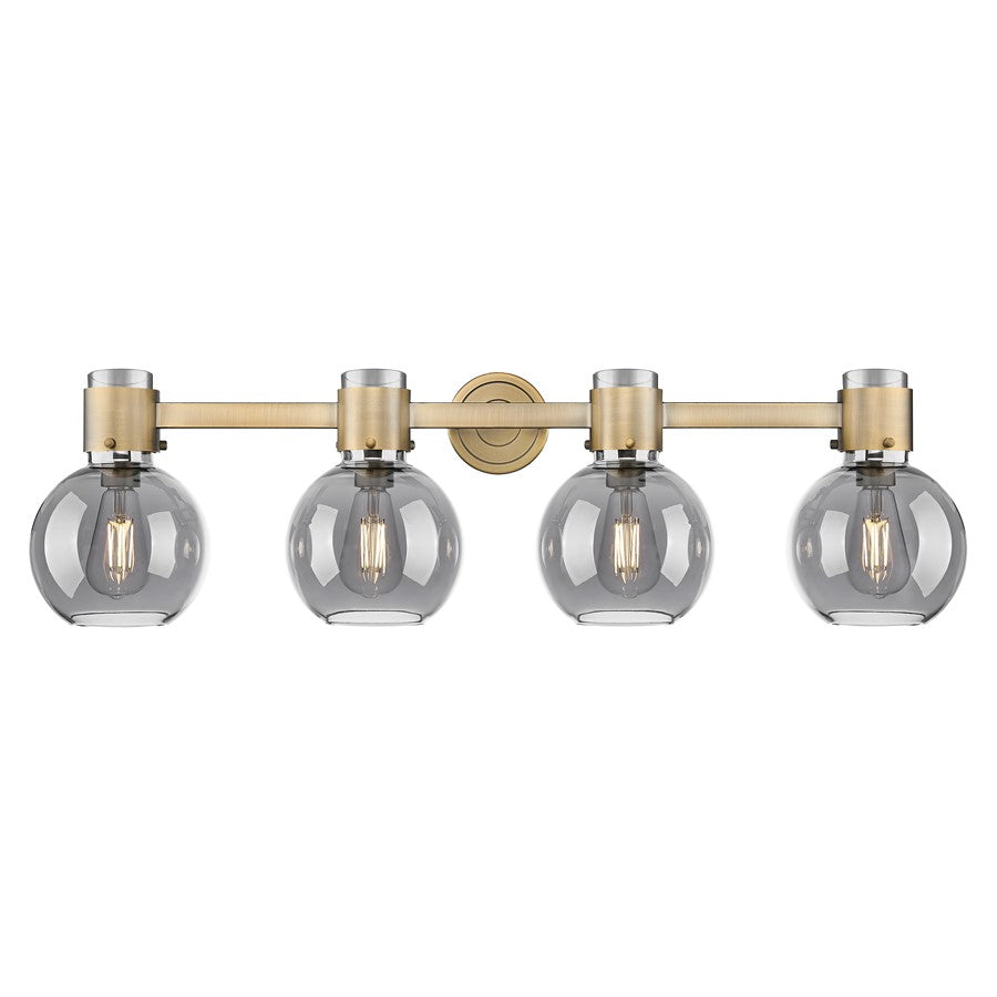 Innovations Lawton Sphere 4Lt 34" Bath, BB/Smoke - 464-4W-BB-G464B-7SM