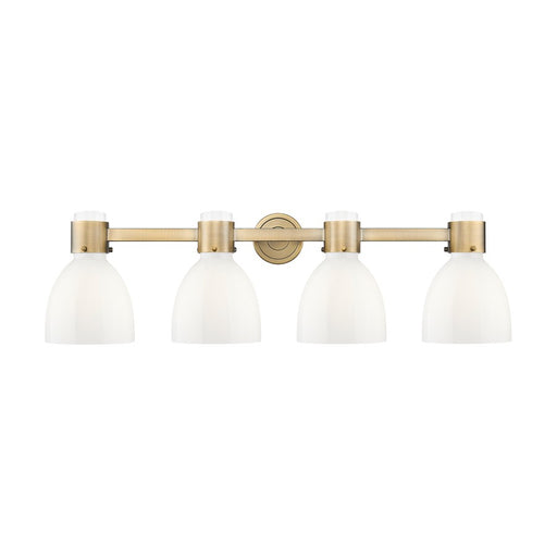 Innovations Lawton Bell 4Lt 34" Bath, Brushed Brass/Gloss White