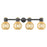 Innovations Lawton Sphere 4Lt 34" Bath, Black/Mercury