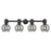 Innovations Lawton Sphere 4Lt 34" Bath, Black/Smoke - 464-4W-BK-G464B-7SM