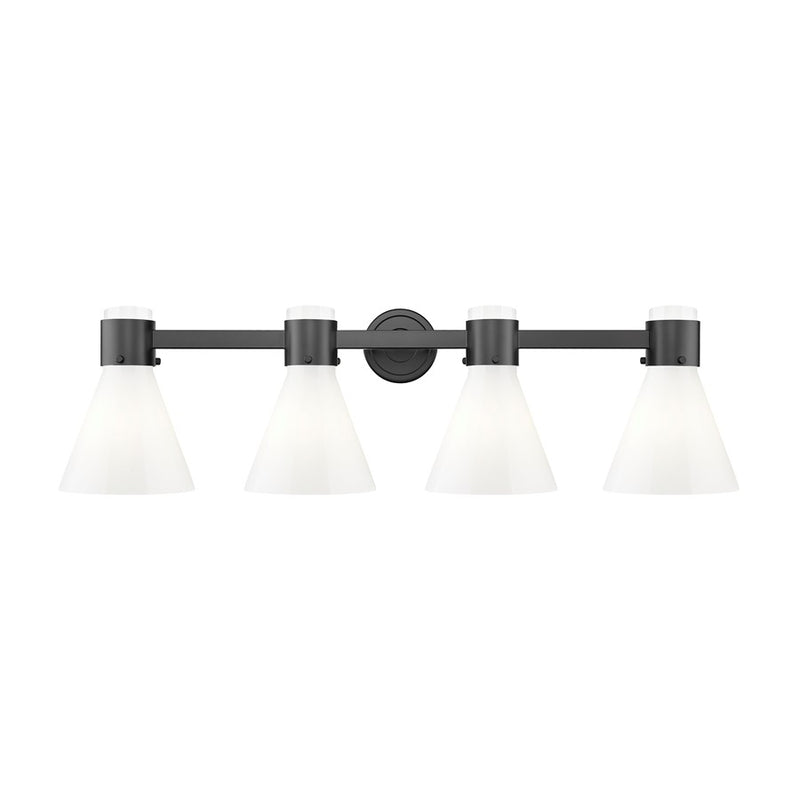 Innovations Lawton Cone 4Lt 34" Bath, Black/Gloss White