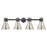 Innovations Lawton Cone 4Lt 34" Bath, Black/Mercury