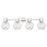 Innovations Lawton Sphere 4Lt 34" Bath, PN/Seedy - 464-4W-PN-G464B-7SDY