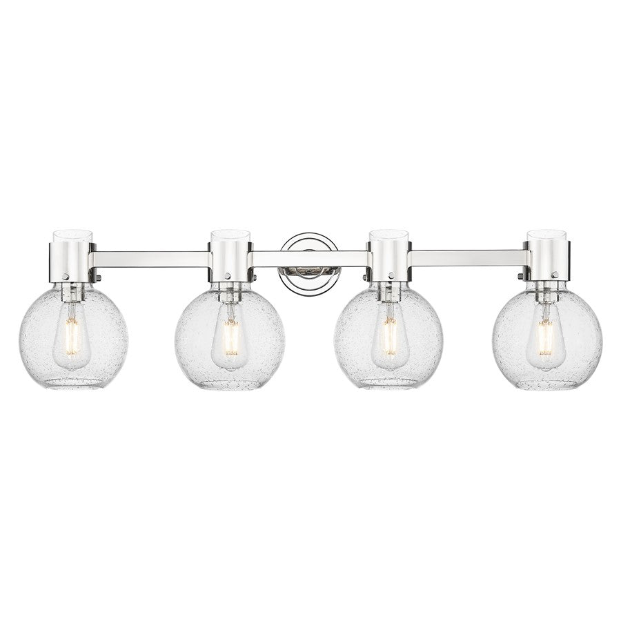 Innovations Lawton Sphere 4Lt 34" Bath, PN/Seedy - 464-4W-PN-G464B-7SDY