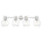 Innovations Lawton Sphere 4Lt 34" Bath, Satin Nickel/Clear