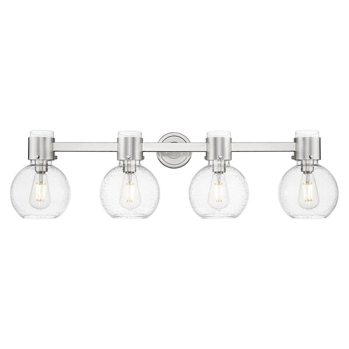 Innovations Lawton Sphere 4Lt 34" Bath, SN/Seedy - 464-4W-SN-G464B-7SDY