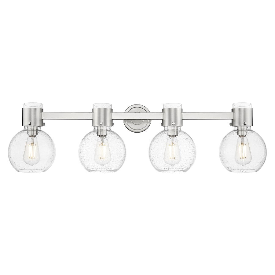 Innovations Lawton Sphere 4Lt 34" Bath, SN/Seedy - 464-4W-SN-G464B-7SDY