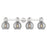 Innovations Lawton Sphere 4Lt 34" Bath, Satin Nickel/Smoke