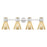 Innovations Lawton Cone 4Lt 34" Bath, Satin Nickel/Mercury