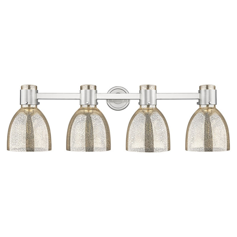 Innovations Lawton Bell 4Lt 34" Bath, Satin Nickel/Mercury