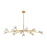 Innovations Aurora 16Lt 48" Chandelier, BB/Clear Glass - 465-16I-BB-G465-CL