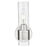 Innovations Arden 1Lt 5" Wall Sconce, Satin Nickel/Clear