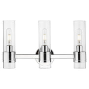 Innovations Arden 3Lt 21" Bath Vanity Light, Chrome/Clear - 467-3W-PC-G467-CL