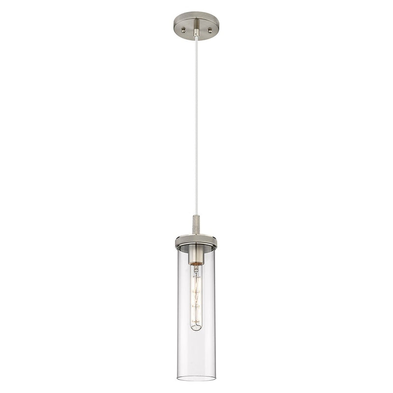 Innovations Lincoln 4" Cord Pendant, Satin Nickel/Clear - 471-1P-SN-G471-12CL