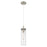 Innovations Lincoln 4" Cord Pendant, Satin Nickel/Clear - 471-1P-SN-G471-12CL