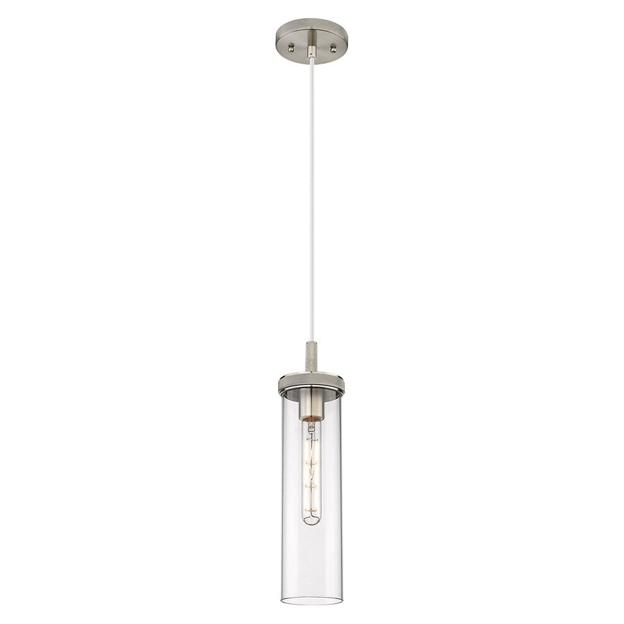 Innovations Lincoln 4" Cord Pendant, Satin Nickel/Clear - 471-1P-SN-G471-12CL