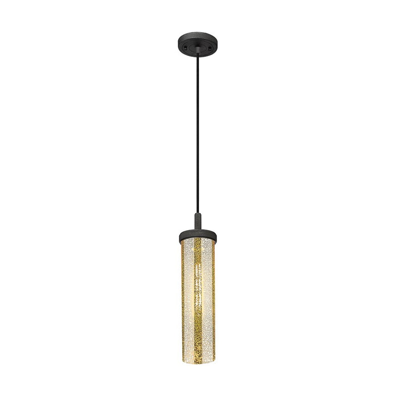 Innovations Lincoln 1Lt 4" Cord Pendant, Weathered Zinc/MC - 471-1P-WZ-G471-12ME