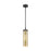 Innovations Lincoln 1Lt 4" Stem Pendant, Black/Mercury - 471-1S-BK-G471-12ME
