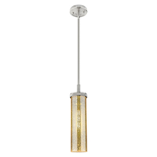 Innovations Lincoln 4" Stem Pendant, Satin Nickel/Mercury - 471-1S-SN-G471-12ME
