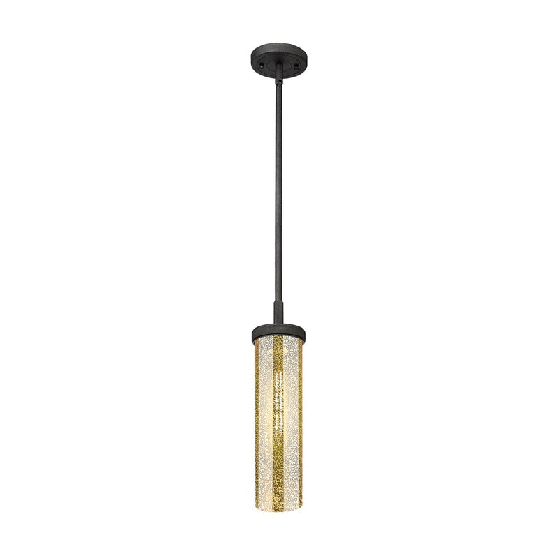 Innovations Lincoln 1Lt 4" Stem Pendant, Weathered Zinc/MC - 471-1S-WZ-G471-12ME