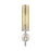 Innovations Lincoln 1Lt 12" Sconce, Satin Nickel/Mercury