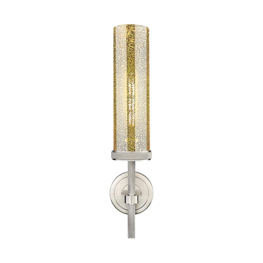 Innovations Lincoln 1Lt 12" Sconce, Satin Nickel/Mercury