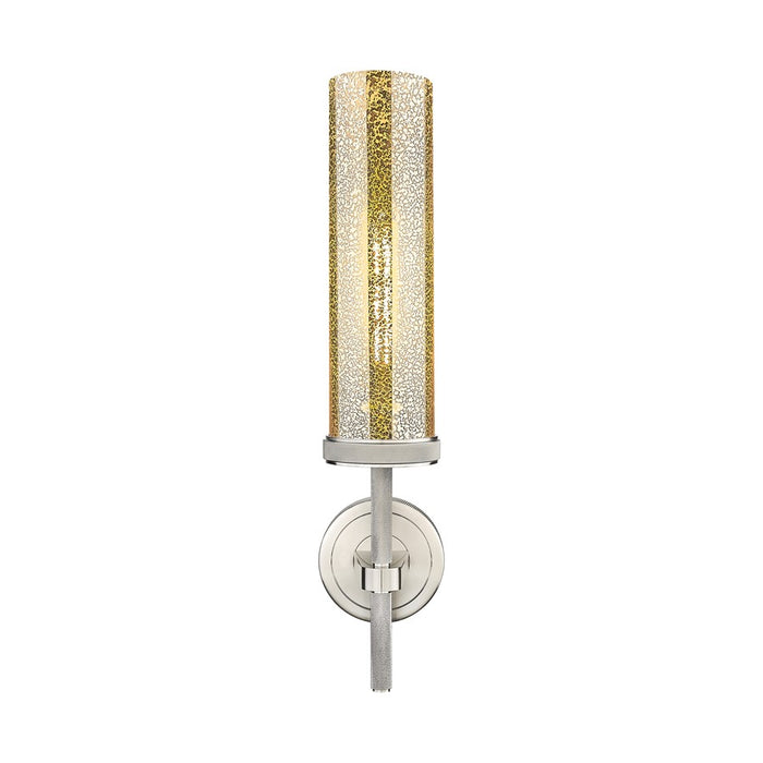 Innovations Lincoln 1Lt 12" Sconce, Satin Nickel/Mercury