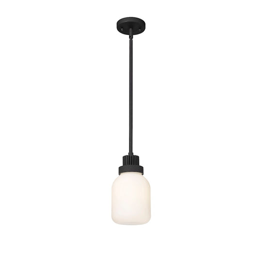 Innovations Somers 1 Lt 6" Stem Pendant, TB, Stem 6", WH