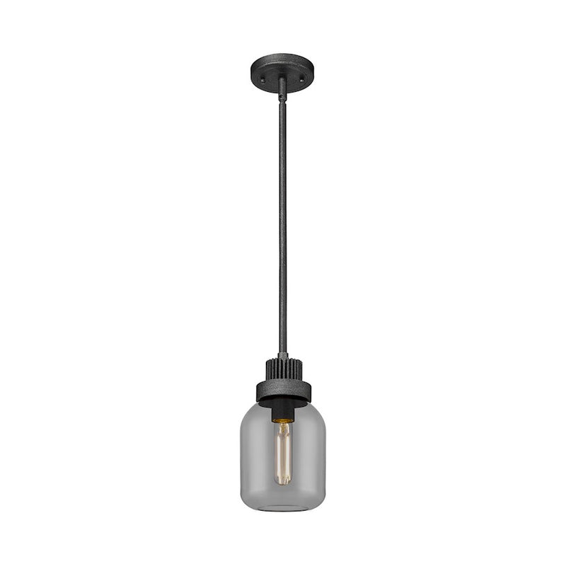 Innovations Somers 1 Lt 6" Stem Pendant, Zinc, Stem 6", PS