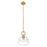 Innovations Hudson 8" Stem Mini Pendant/Dome BB/Clear