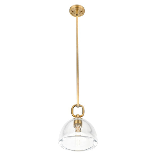 Innovations Hudson 8" Stem Mini Pendant/Dome BB/Clear