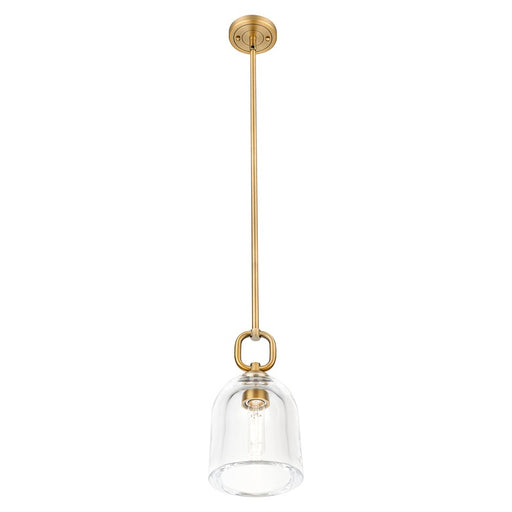 Innovations Hudson 6" Stem Mini Pendant/BB/Clear Bell