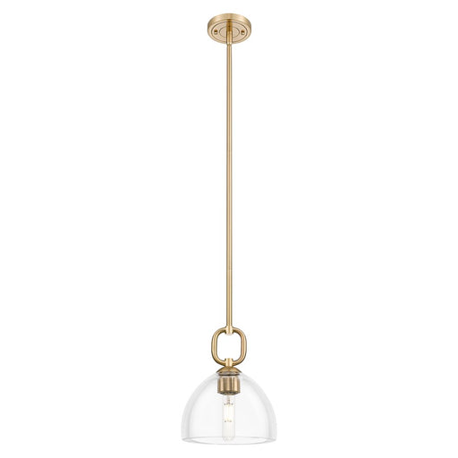 Innovations Hudson 8" Stem Mini Pendant/Dome Bronze/Clear - 485-1S-CB-G486-8CL