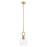 Innovations Hudson 6" Stem Mini Pendant/Bell BZ/Clear Bell - 485-1S-CB-G487-6CL