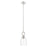 Innovations Hudson 6" Stem Mini Pendant/Flute PN/Clear - 485-1S-PN-G485-6CL