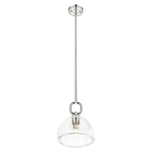 Innovations Hudson 8" Stem Mini Pendant/Dome PN/Clear