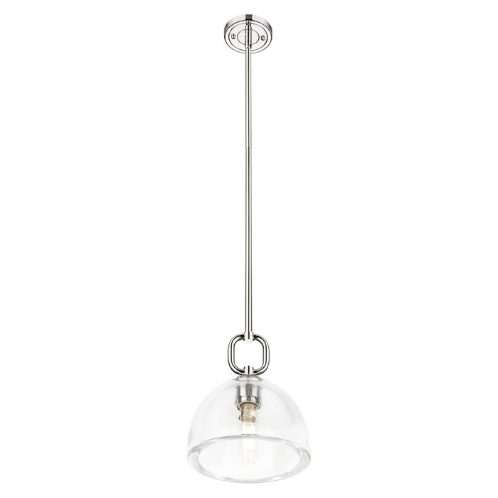 Innovations Hudson 8" Stem Mini Pendant/Dome PN/Clear