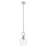 Innovations Hudson 6" Stem Mini Pendant/Bell SN/Clear Bell - 485-1S-SN-G487-6CL