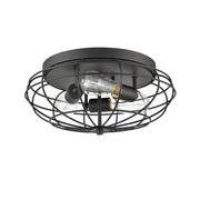 Innovations Lighting Providence 3Lt 15" Flush Mount, Black