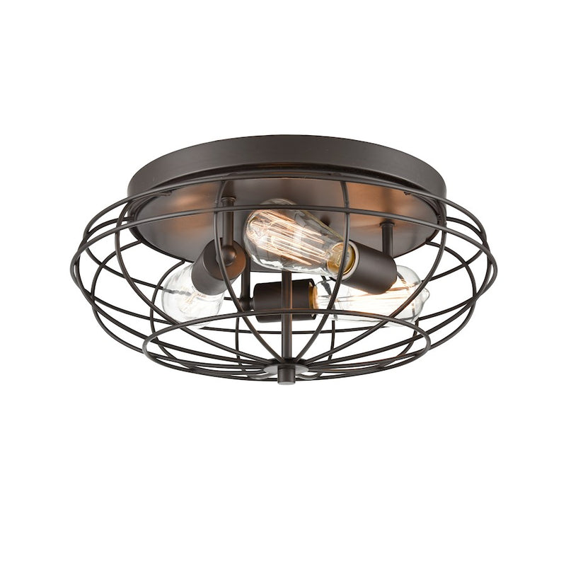 Innovations Lighting Providence 3Lt 15" Flush Mount, Bronze