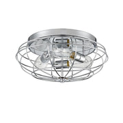 Innovations Lighting Providence 3Lt 15" Flush Mount, Chrome