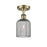Innovations Ballston Bridal Veil 1Lt 5" Semi-Flush, AB/SM - 516-1C-AB-G559-5SM
