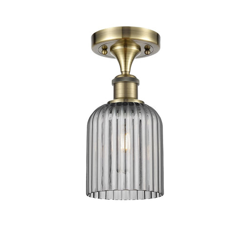 Innovations Ballston Bridal Veil 1Lt 5" Semi-Flush, AB/SM - 516-1C-AB-G559-5SM