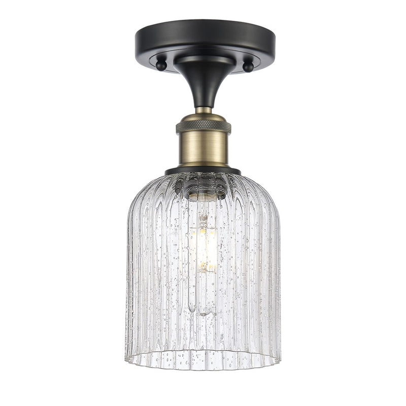 Innovations Ballston Bridal Veil 5" Semi-Flush, BLB/SD - 516-1C-BAB-G559-5SDY