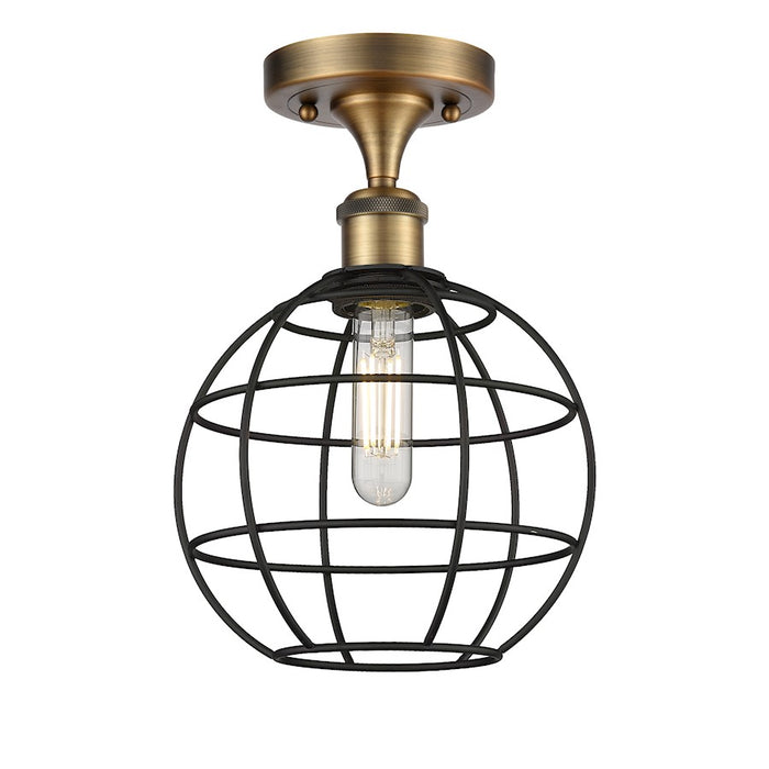Innovations Ballston Lake Placid 1-Light Semi-Flush Mount