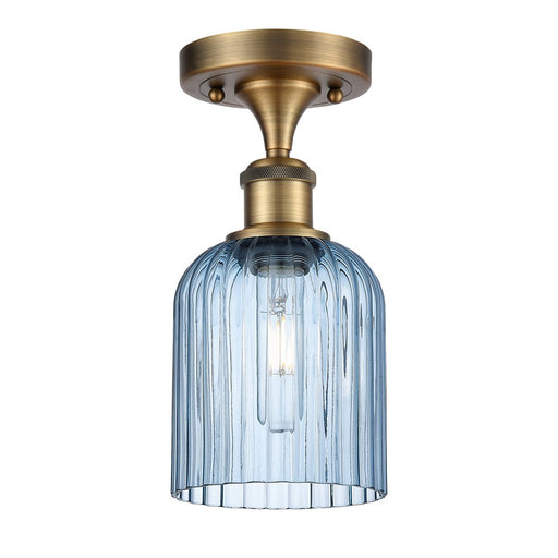 Innovations Ballston Bridal Veil 1Lt 5" Semi-Flush, BB/BL - 516-1C-BB-G559-5BL