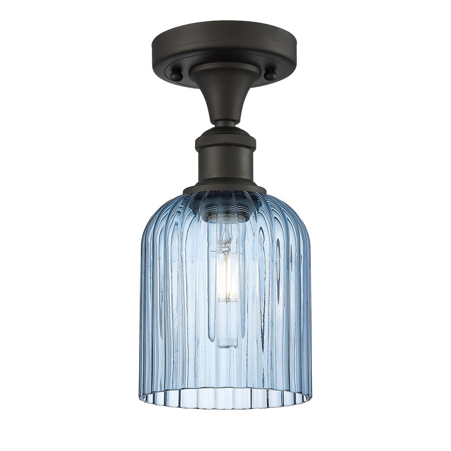 Innovations Ballston Bridal Veil 1Lt 5" Semi-Flush, BZ/BL - 516-1C-OB-G559-5BL