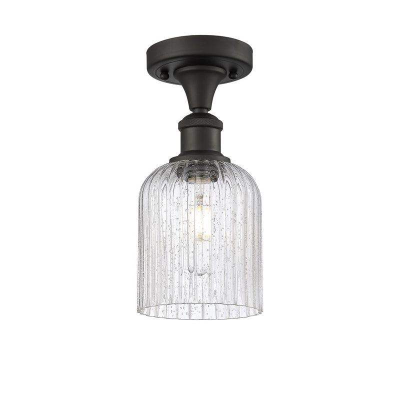 Innovations Ballston Bridal Veil 1Lt 5" Semi-Flush, BZ/SD - 516-1C-OB-G559-5SDY