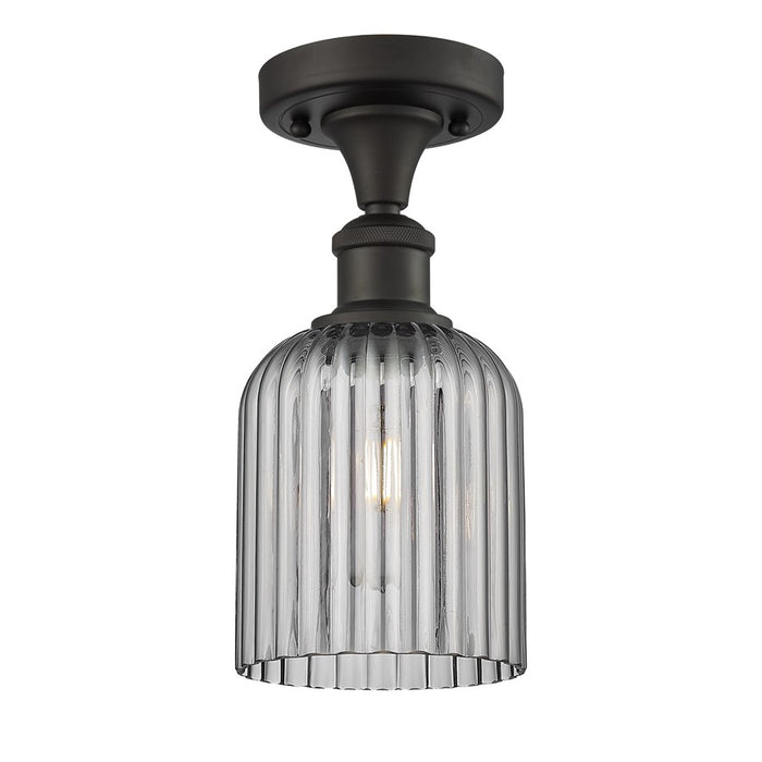 Innovations Ballston Bridal Veil 1Lt 5" Semi-Flush, BZ/SM - 516-1C-OB-G559-5SM
