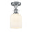 Innovations Ballston Bridal Veil 1Lt 5" Semi-Flush, CH/GW - 516-1C-PC-G559-5GWH
